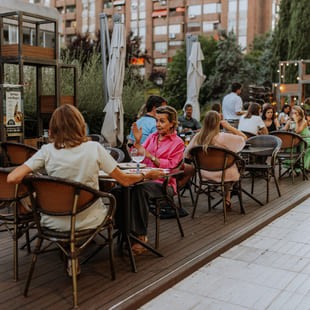 Terraza para tardeo en Madrid